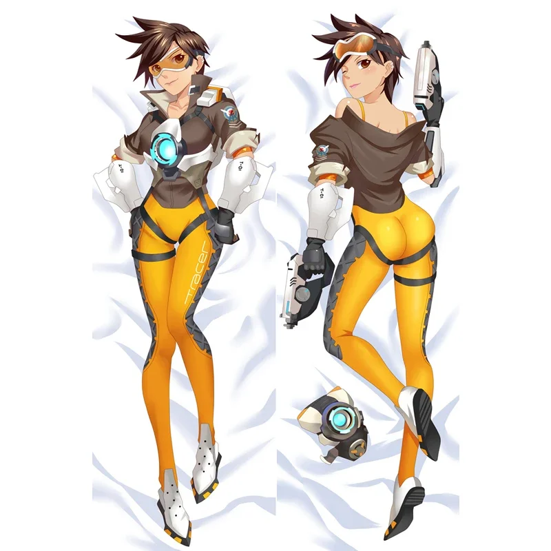 

Overwatch Dakimakura Case Anime Pillow Cover Mei Widowmaker Girls And Handsome Boys Two-side Bedding Hugging Body Pillowcase