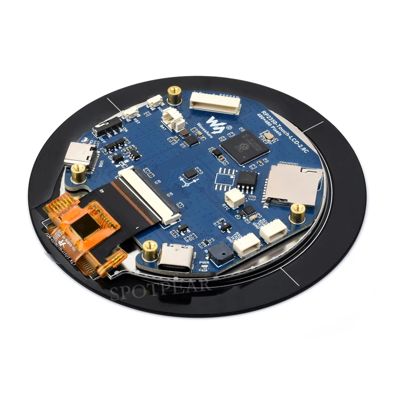 ����� ���� ���� 2 RP2350B 2.8��ġ LCD ���� ���� RGB ���÷��� ���� ��ġ��ũ�� 480x480 LVGL QMI8658 / SD / RTC