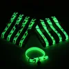 Luminous Cat Necklace Glowing Small Dog Cat Collar Anti-Loss Fluorescent Silicone Cat Bell Collar Neck Ring Pet Cat Accessories 3