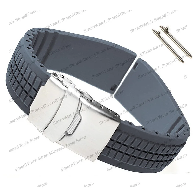 Universal Quick Release Soft Silicone Watch Strap - Adjustable Waterproof Band