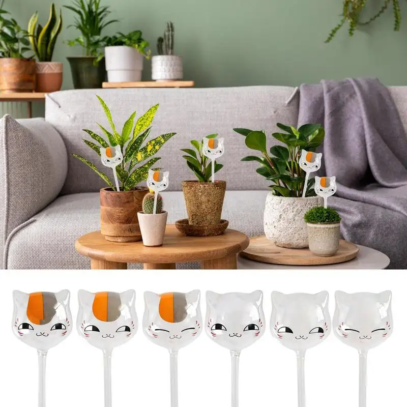 

Plant Watering Globes Cute Cat Automatic watering Devices Self Watering Globe Balls Water Device Drips Irrigation System