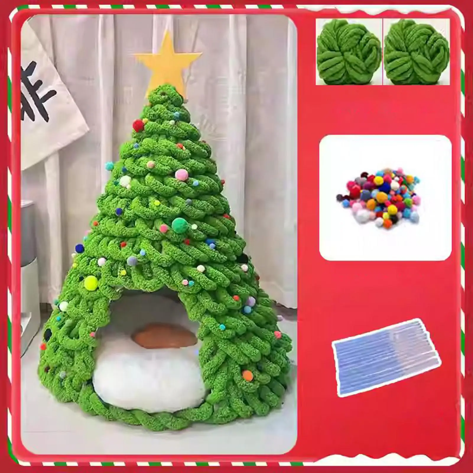 Christmas Tree Cat House Kit image 3