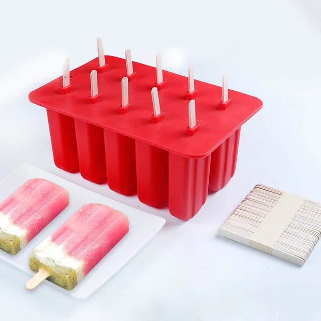 Dropship 1pc Food Grade Silicone Popsicle Ice Cream Mold Homemade