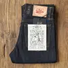 Red Tornado 16oz Slim Fit Jeans Rinsed Pink Selvedge Denim Straight Leg Pants 1