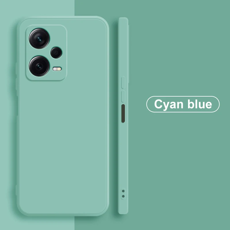 Square Liquid Silicone Phone Case - Enhanced Protection Back Cover