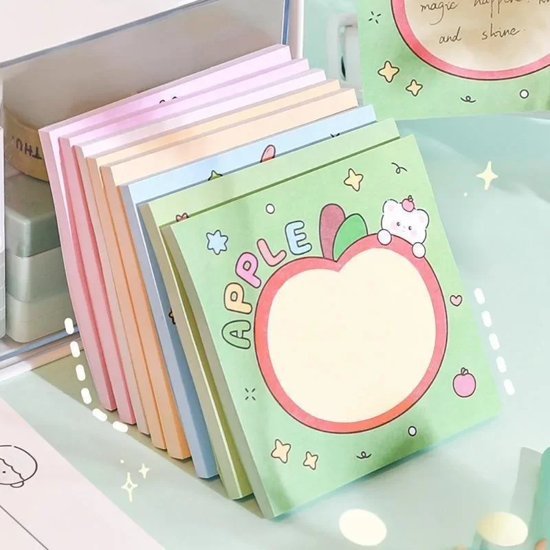50 Sheets Cartoon Rabbit Pattern Posits Sticky Notes Pads Paper Stickers Posted It Memo Notepad Notebook School Message Sticker 5