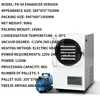 4-6kg/Batch Vacuum Fruit Freeze Drying Dried Machines For Candy Mini Vegetables Lyophilizer Food Freezer Dryer 5trays 1