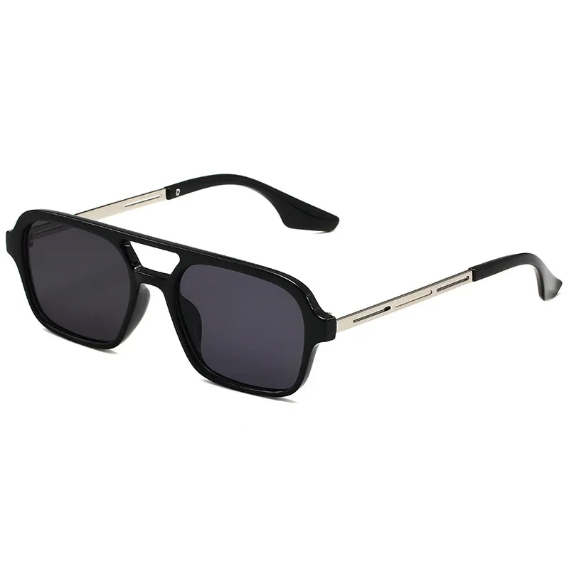 Small Frame Square Sunglasses Woman Brand Designer Fashion Luxury Sun Glasses Female Vintage Hollow Leopard Blue Oculos De Sol vintage sunglasses women sunglasses