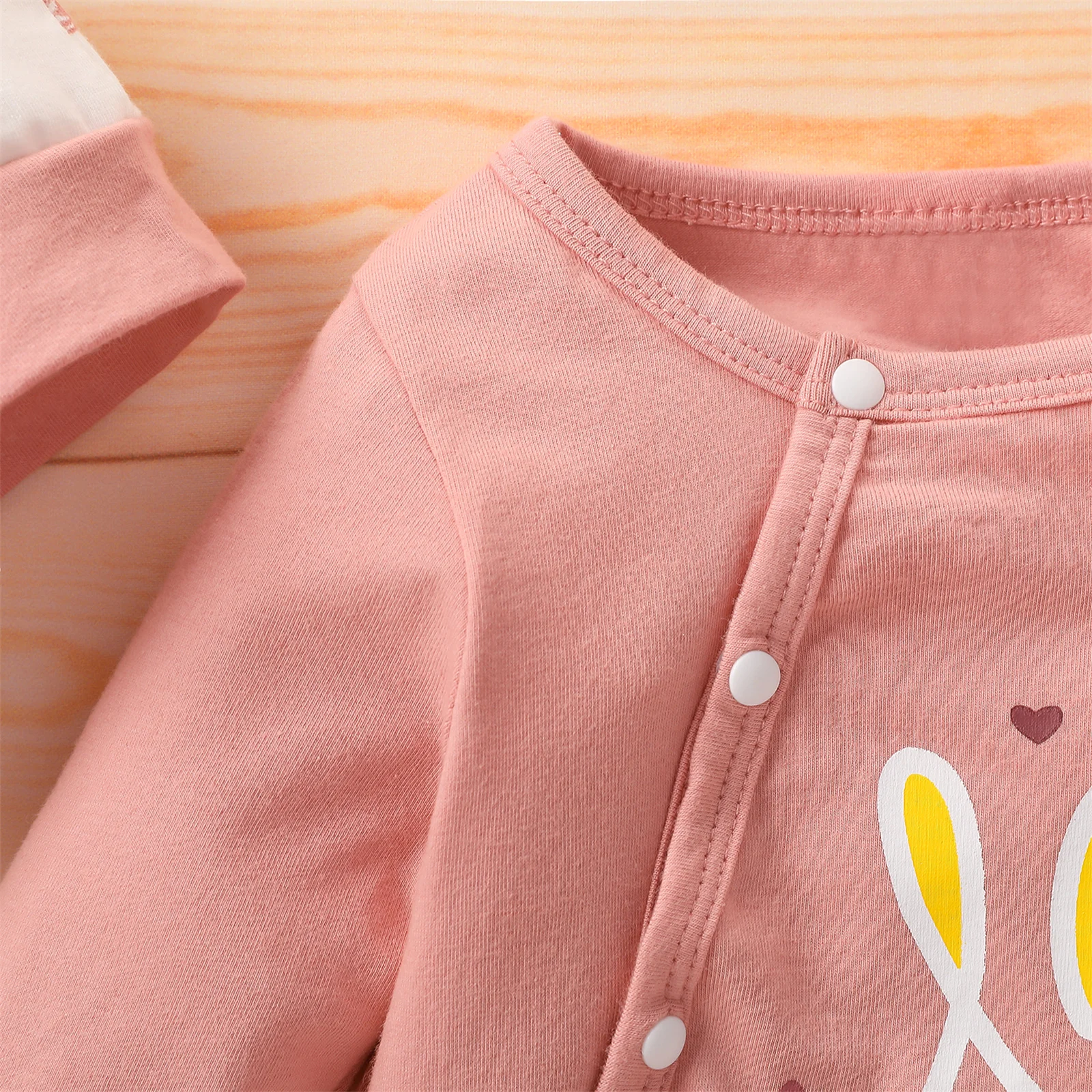 PatPat 2pcs Jumpsuit Baby Girl Clothes 95% Cotton Autumn Infant Newborn Romper Long-sleeve Cute Footed with Hat Set for Babies