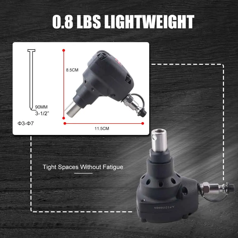 AEROPRO MSN90 Pneumatic Hammer Air Nailer Gun Pneumatic Mini Hammer For Nails Nail Gun Specialty Air Nailer For Wood Working 6