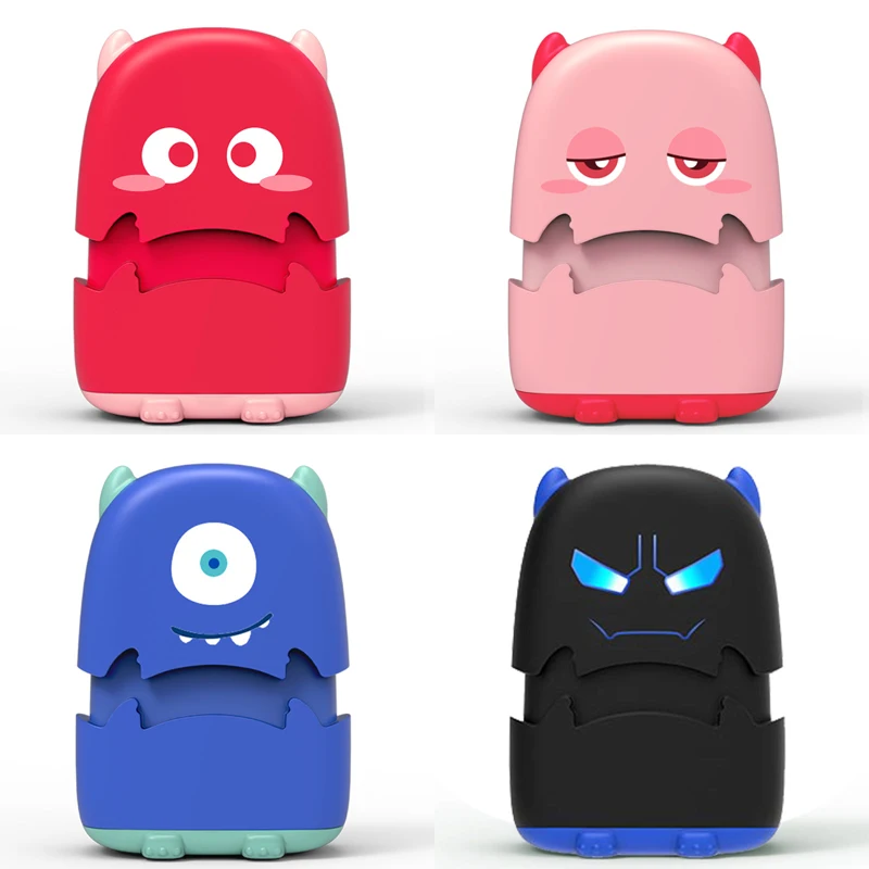 Kids Name Stamp for Clothing Cloth Self-Inking Stamper & Refill Fabric Ink Pad School Uniform Daycare Summer Camp