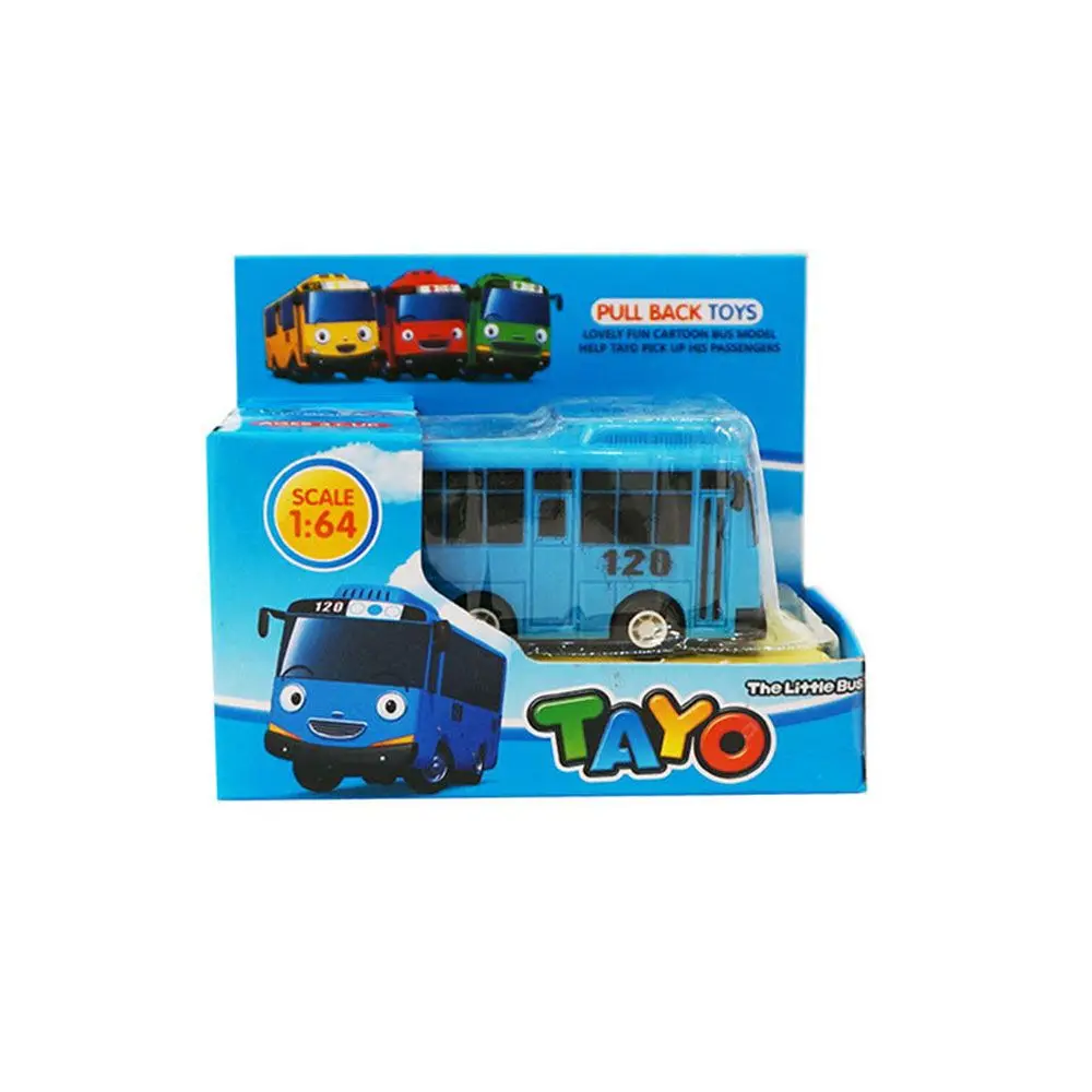 Model Buses for Kids Gifts Little Children Educational Model Buses TAYO Bus Car Mini Pull Back Bus Little Toys - 4