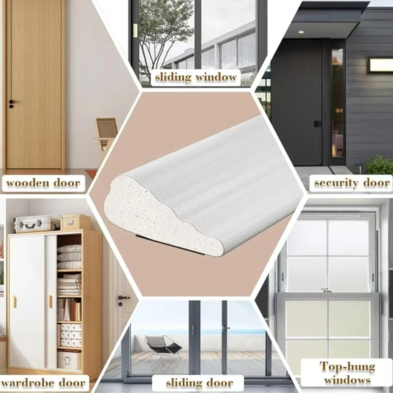 White Weatherproof Cladding Seal Strip