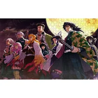 Kimetsu no Yaiba Jigsaw Puzzles 1000 Pieces Wooden Demon Slayer Puzzles For Adults Children Educational Toys Gifts 2