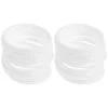 30 Pcs Plastic Ring Dream Catcher Accessories Tassel Garland Wrapping Circle White Hoops Floral 1