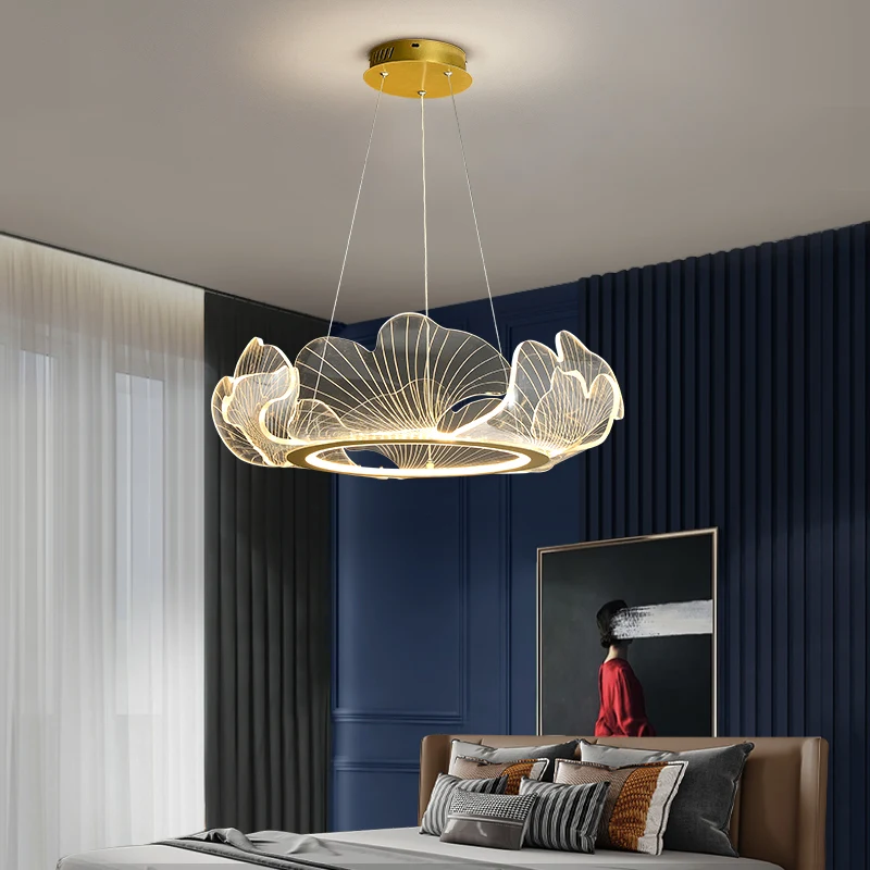 Modern Luxury Living Room Pendant Lamp Beautiful Simple Bedroom
