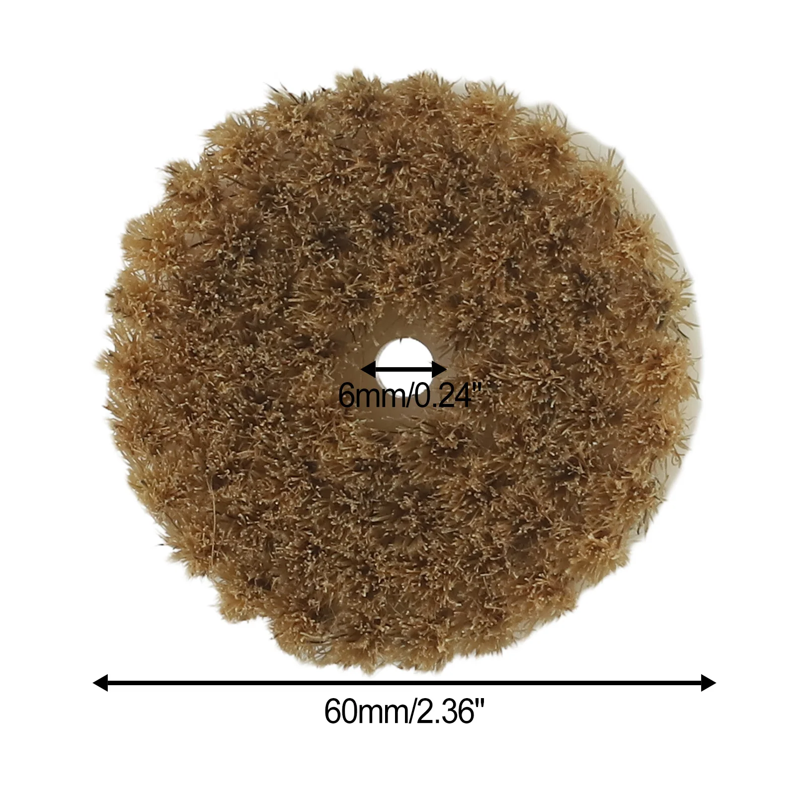 

60mm Bristle Drill Powered Brush Head For Cleaning Car Carpet Bath Fabric Sofa Workshop Equipment For Furniture Car Polidhing