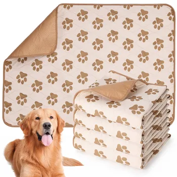 Pet Dog Diaper Mat Waterproof Reusable Training Pad Urine Absorbent Environment Protect Diaper Mat Washable Dog Car Seat Mat