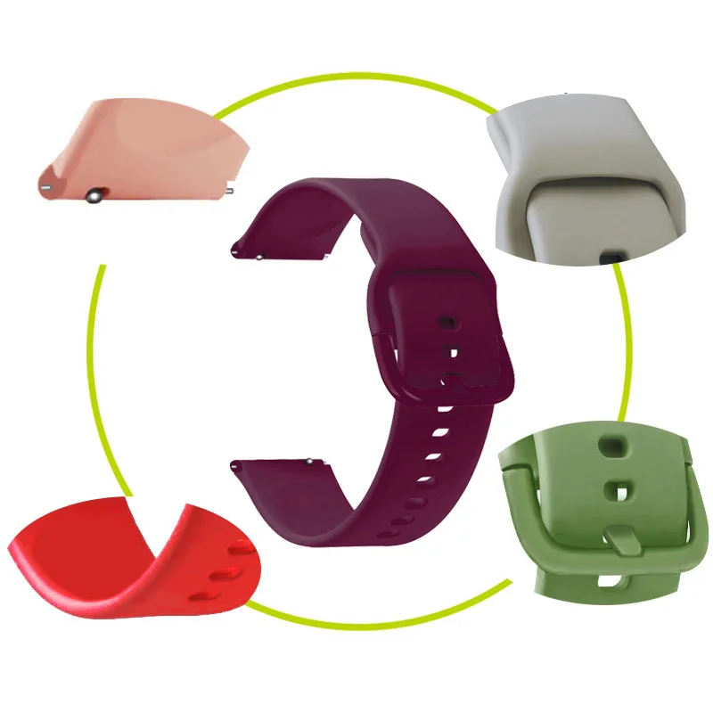 Sport Silicone 18mm Watch Strap Replacement Wristband