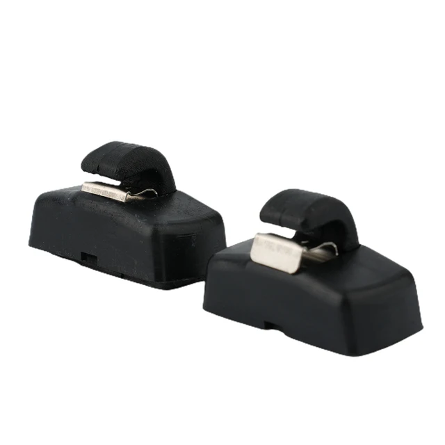 Black Car Sun Visor Fixed Clip Hook For VW Passat B5 B6 Golf MK4 3B0857561B Sunvisor Mount Stand Fixing Bracket Clips 5
