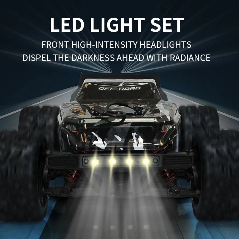 Voiture RC Brushless 80km/h 2 Batteries - 4WD Tout Terrain