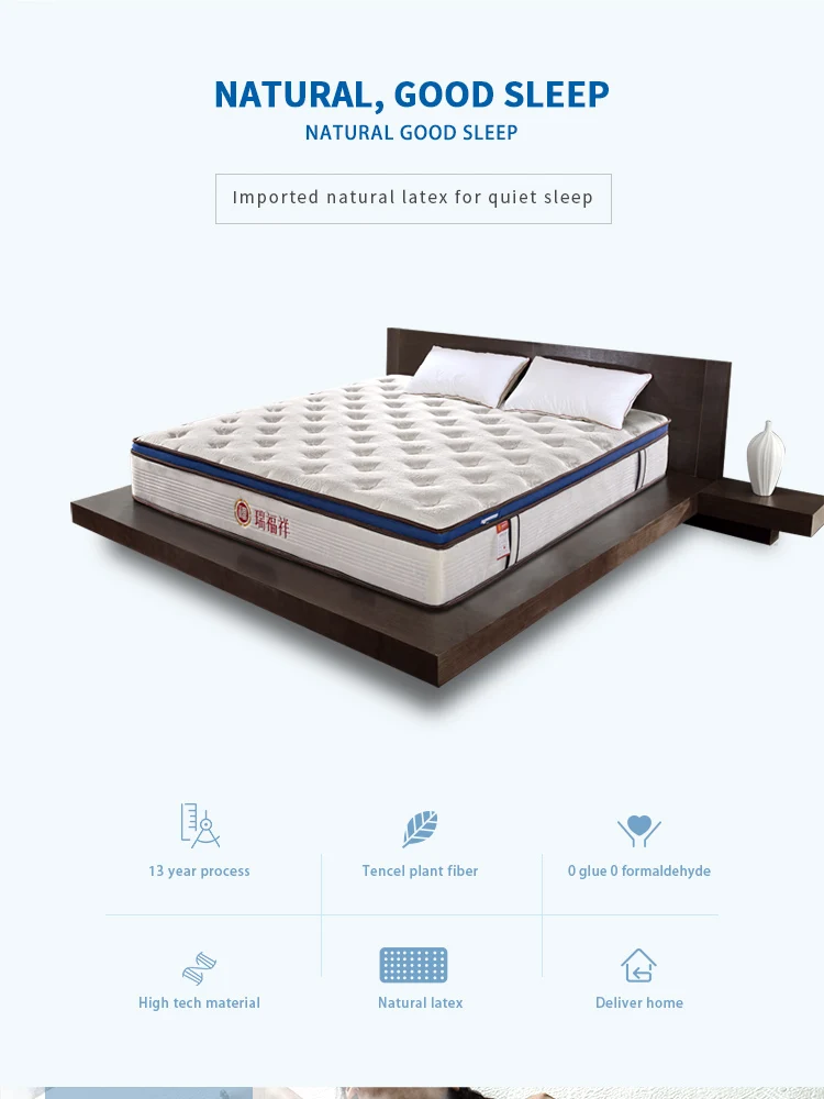 Description Picture 2 of itemPure Natural Latex Mattress Brown Mat Soft Mattress 1.8 m CD008