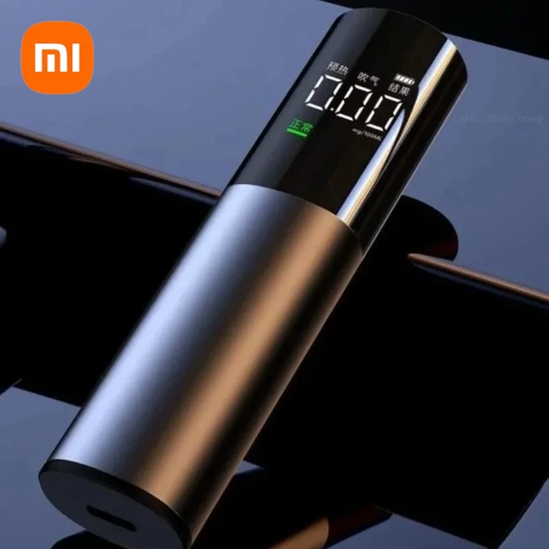 Xiaomi ANMU Breath Alcohol Tester Portable Rechargeable Breathalyzer HD Test Tools