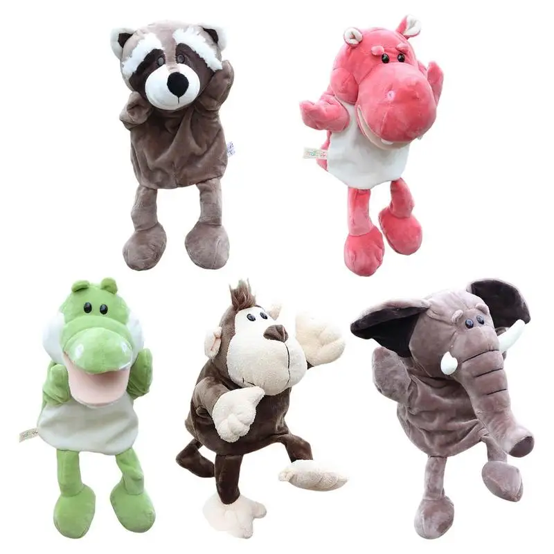 Animal Hand Puppets Stuffed Puppet Pretend Story Dolls With Open Movable Mouth Story Telling Toys Birthday Gifts For Children medical orthopedic surgical electric oscillating saw swing bone saw for hand and foot surgery small animal veterinary