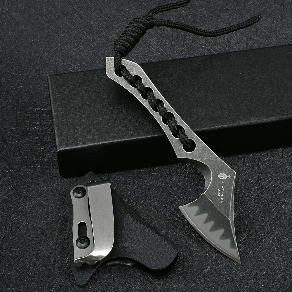 Wilderness Survival Outdoor Self Defense Carry Mini Tactical Axe Ttactical Military Survival Gear Knives Army Fixed Blade EDC 2