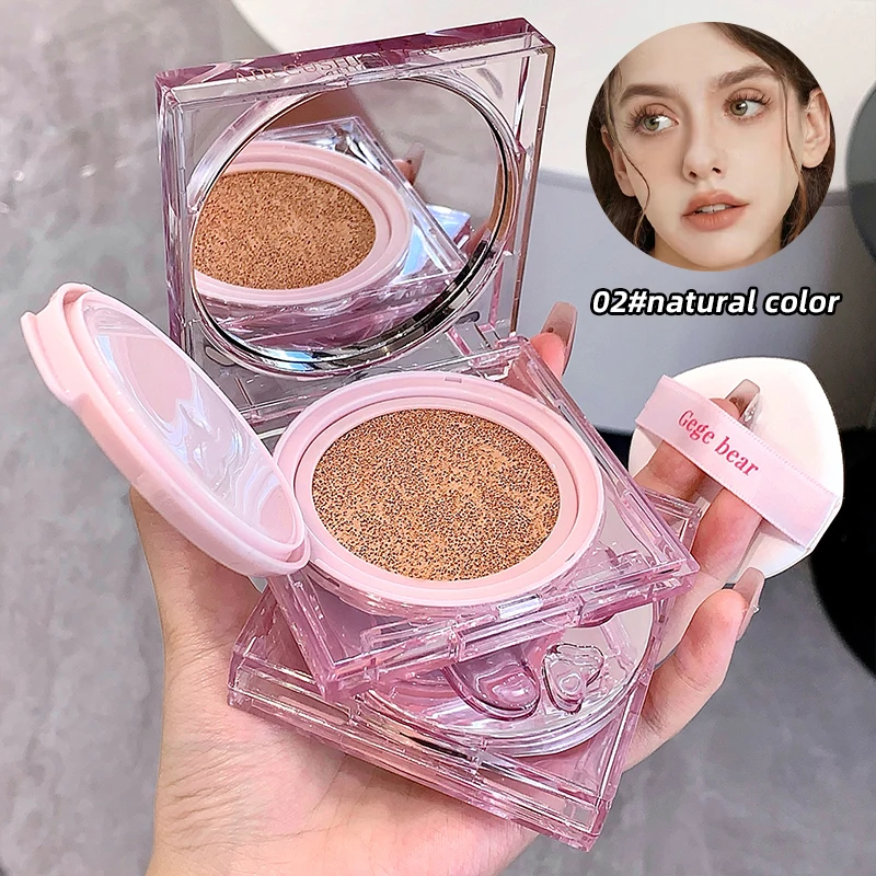 Moisturizing Air Cushion Foundation Light Natural Clear Liquid Brightens Skin Tone BB Cream cushion foundation