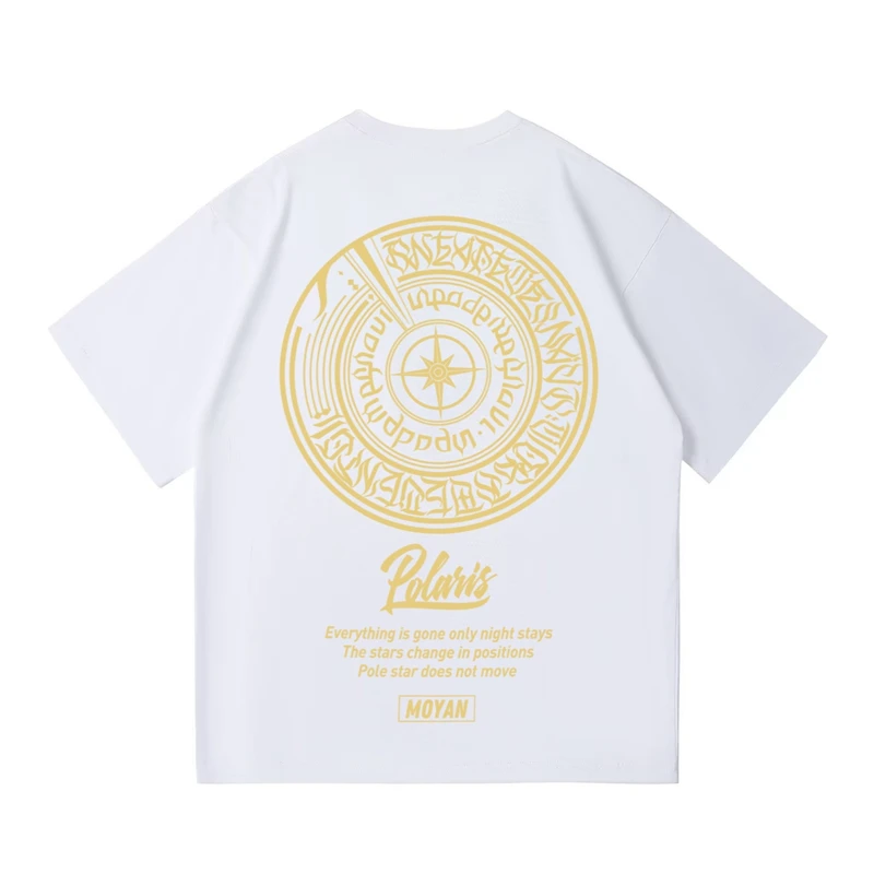 ZAZOMDE 260GSM Cotton T Shirt Men Hip Hop Streetwear
