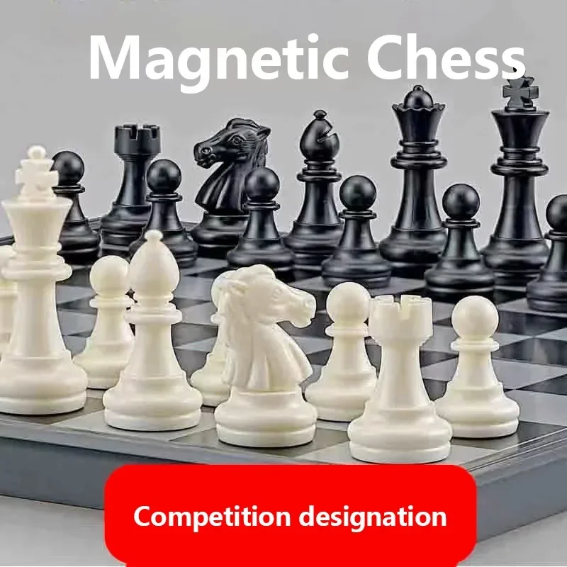 Set Di Scacchi Pieghevoli Con Pezzi Di Scacchi Magnetici Per Studenti, Bambini E Adulti Gioco Da Tavolo Per Scacchi