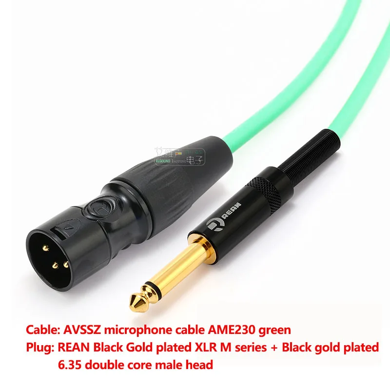 6,35mm TS auf XLR Audiophiles Kabel 1/4 Zoll auf 3-Pin Symmetrischer Adapter für Verstärker/Mixer/PA-System Hi-Fi Geräuscharm – Detail 12