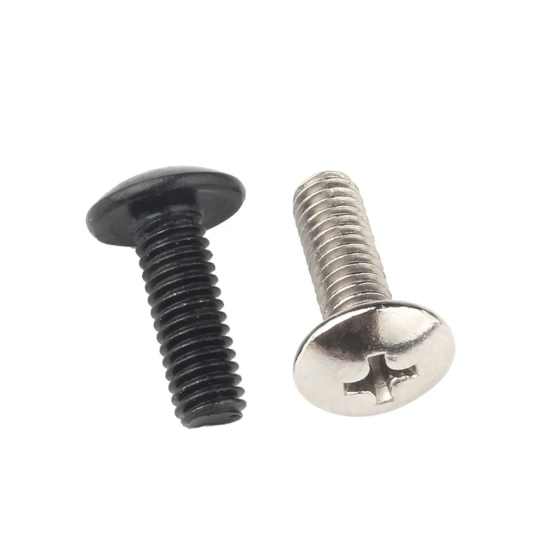 

JISB1111T M3 M4 M5 M6 Zinc Black Carbon Steel Cross Recessed Phillips Truss Head Large Flat Round Head Screw Bolts