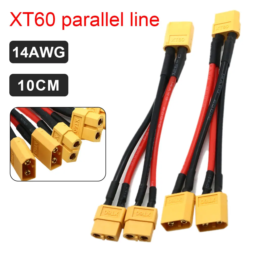 RC ͸ Ϳ Ǹ ̾  ͽټ Y ø, 3  14AWG XT60  ͸ Ŀ, ϼ ̺