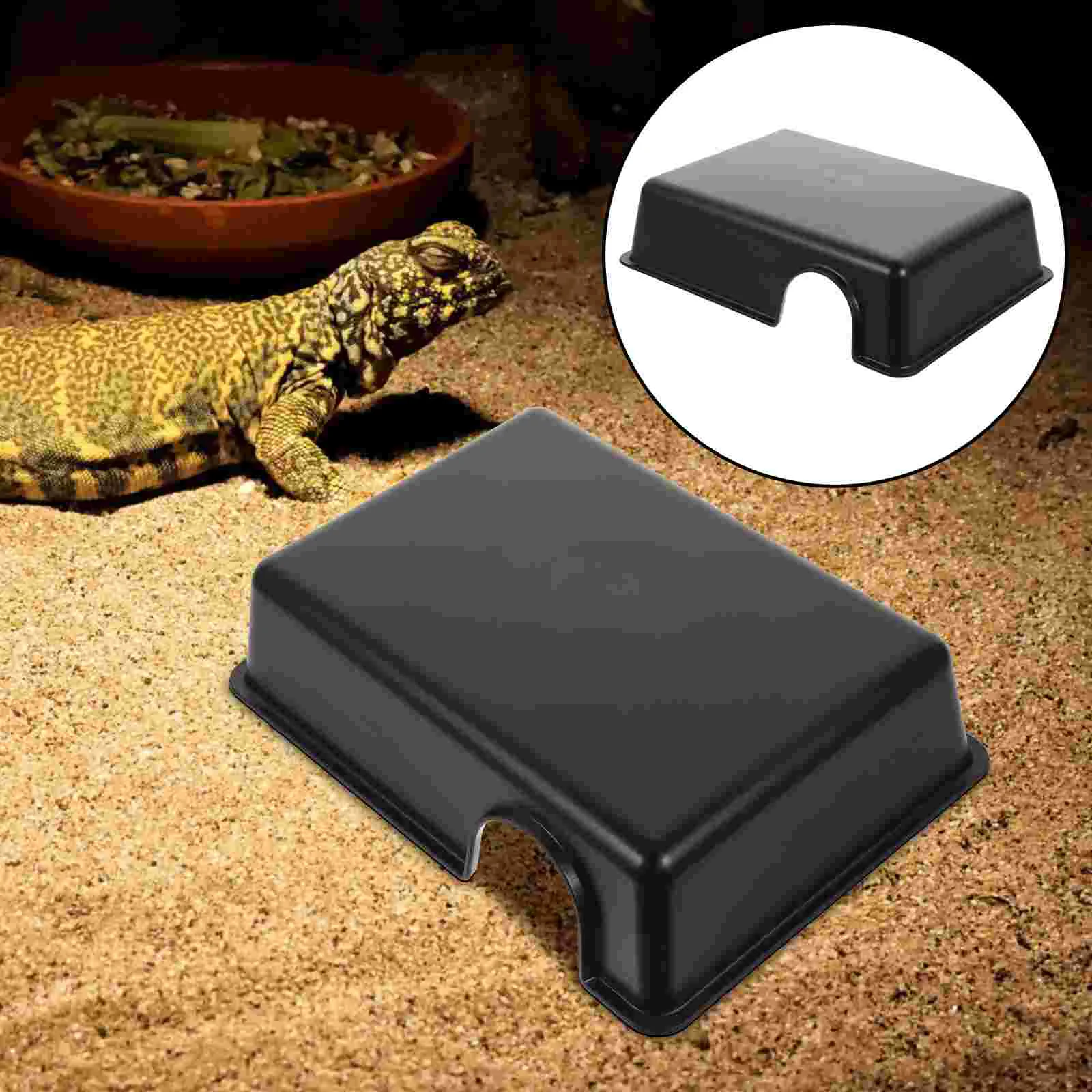 

Fish Tank Decorations Artificiales Para Decoracionations Tanning Platform Cave Hideout Moisture Plastic Desktop Ornament