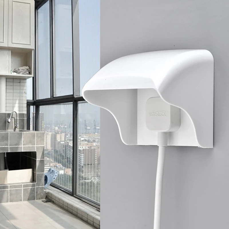 1PC 86 Type Rainproof Wall Light Switch Socket Protection Box Plastic Outdoor Cover Waterproof Surface Socket light switch socket protection box