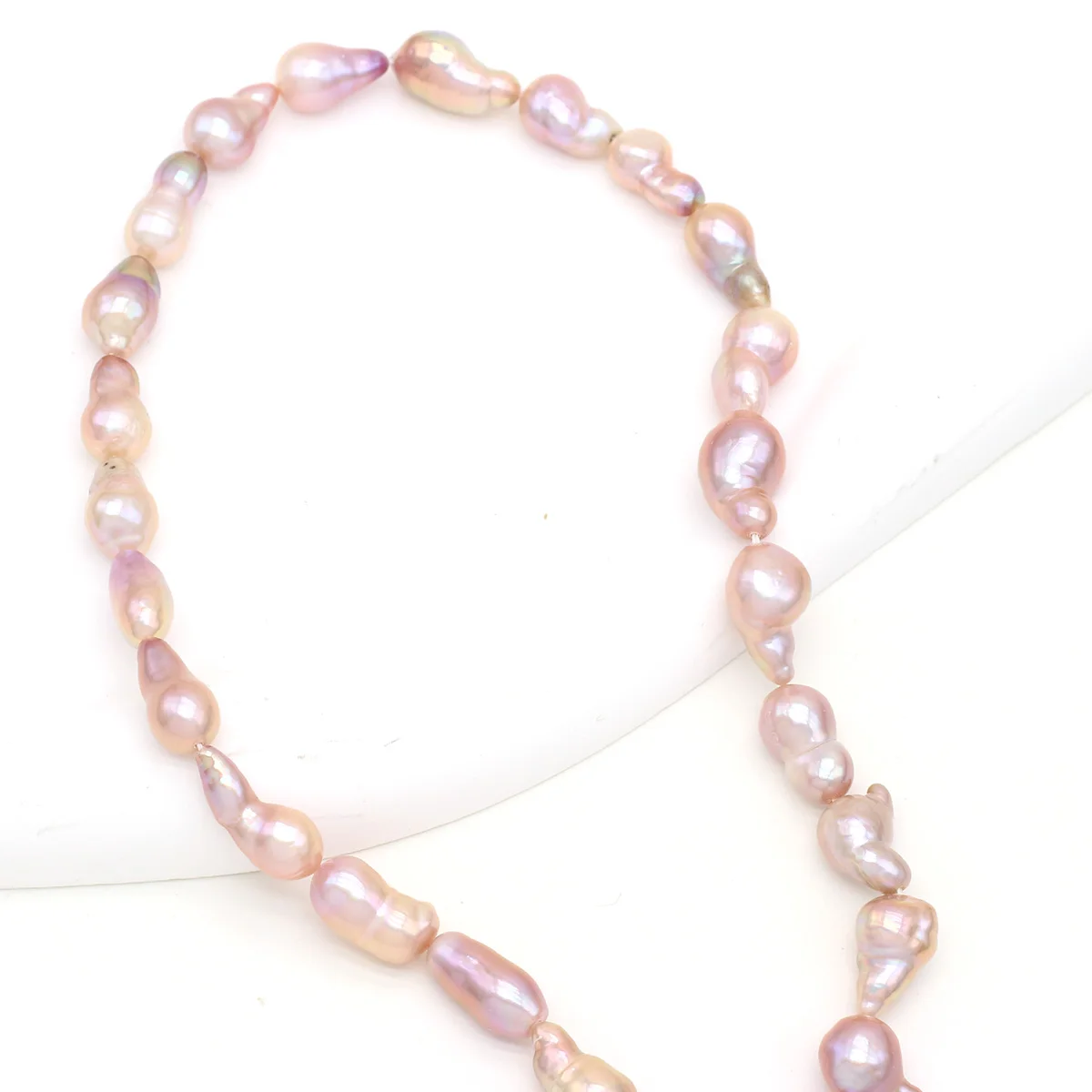 Purple Natural Freshwater Pearl Droplet Shape Beaded 7-8MM For Jewelry DIY Making Necklace Bracelet Earring Accessories