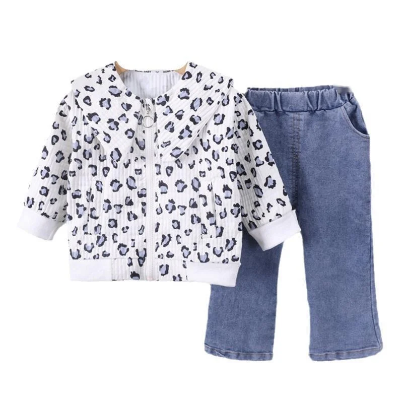 

New Spring Autumn Baby Clothes Suit Children Girls Jacket Pants 2Pcs/Sets Toddler Fashion Costume Infant Outfits Kids Tracksuits