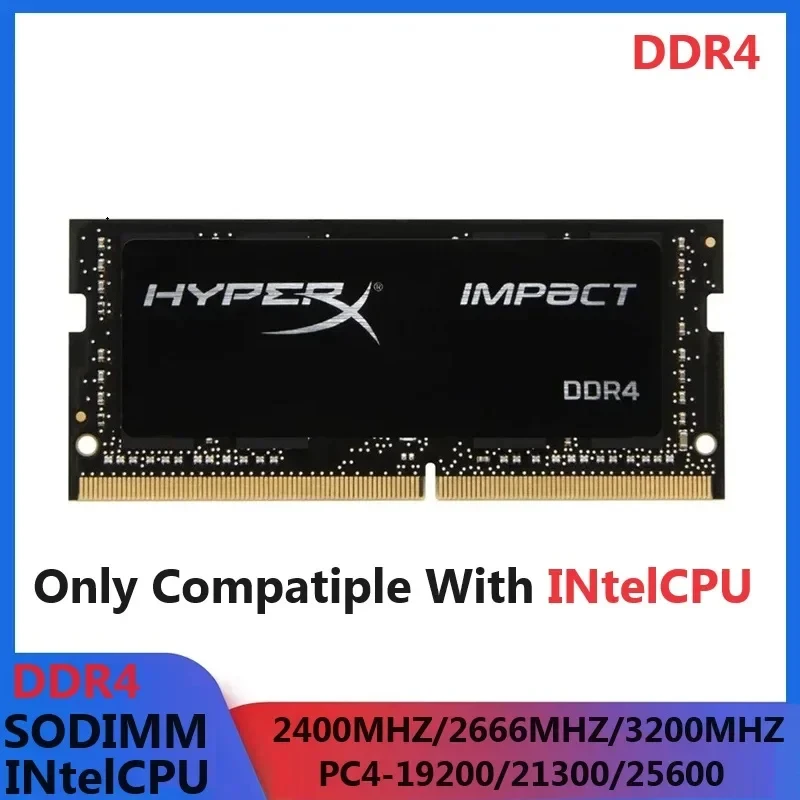 Laptop Ram Memory DDR4 Notebook Memoria 16GB 8GB 4GB 3200MHz 2666 2400 2133 260Pin SODIMM Only compatible with INtel CPU
