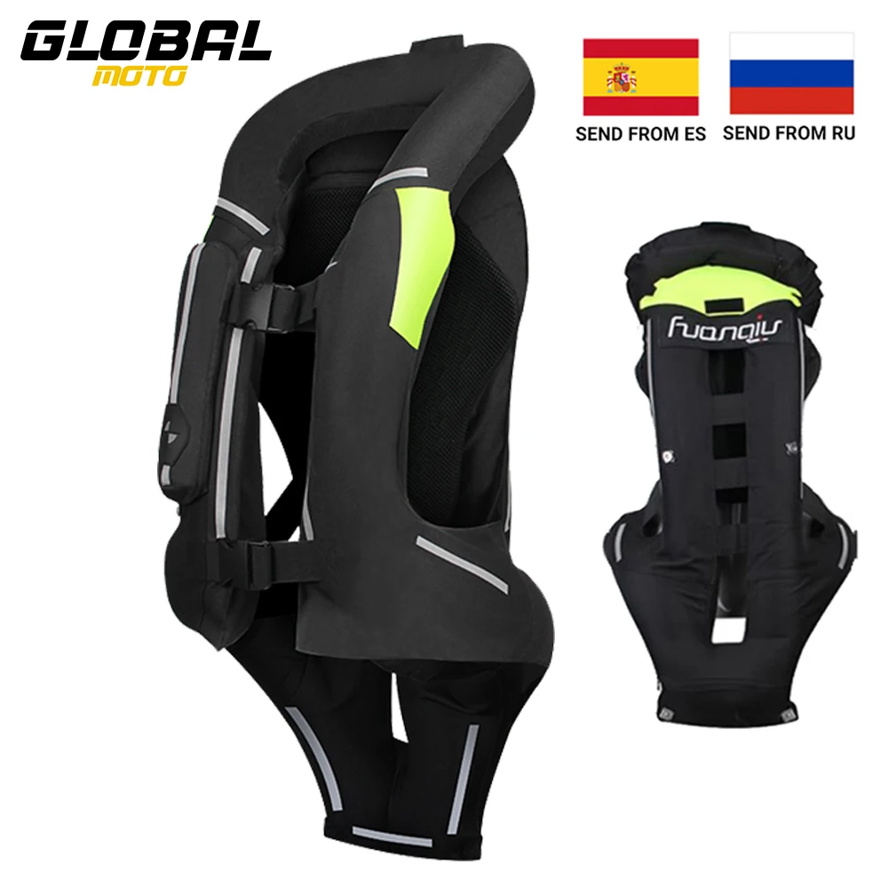 New Reflective Vest Moto Air-Bag Vest Airbag Moto Giubbotto Di Sicurezza Riflettente Uomo Air Bag Abbigliamento Riflettente