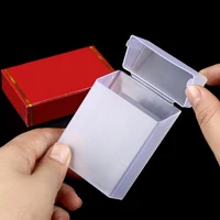 Transparent Plastic Storage Box Photocards Small Card Storage Box Organizer Box Cigarette Case Classification Box 2