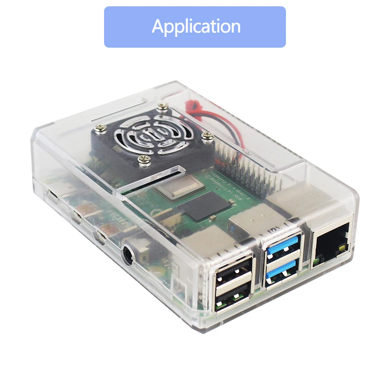 Raspberry Pi 4 Cooling Fan Heatsink Cooler Radiator DC 5V CPU Cooling Fan for Ra