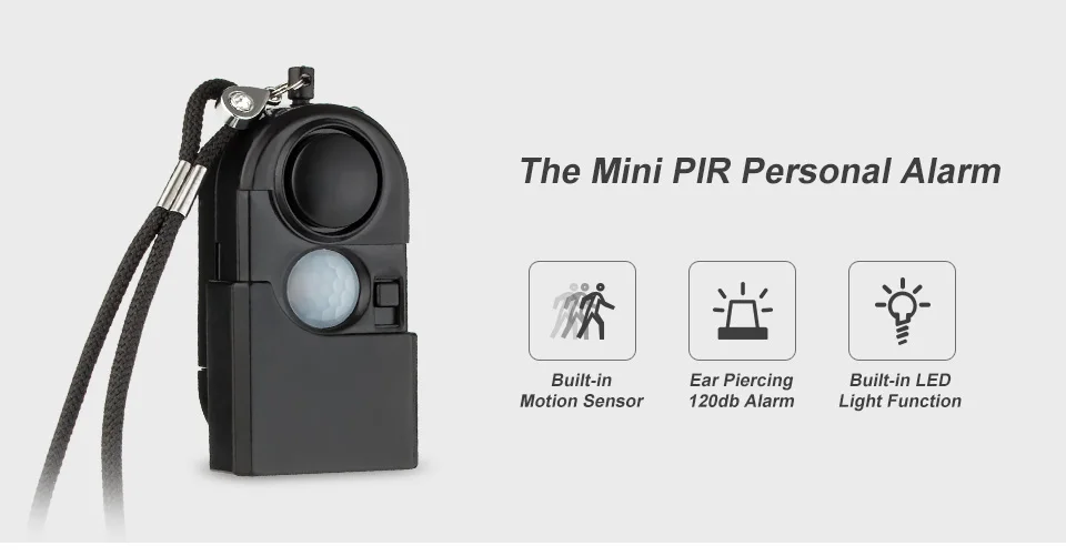 Преносима аларма, изглед отпред