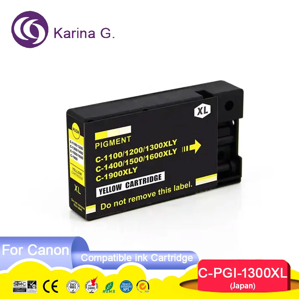 1300XL PGI-1300 PGI1300XL Premium Compatible Color Inkjet Ink Cartridge for MAX