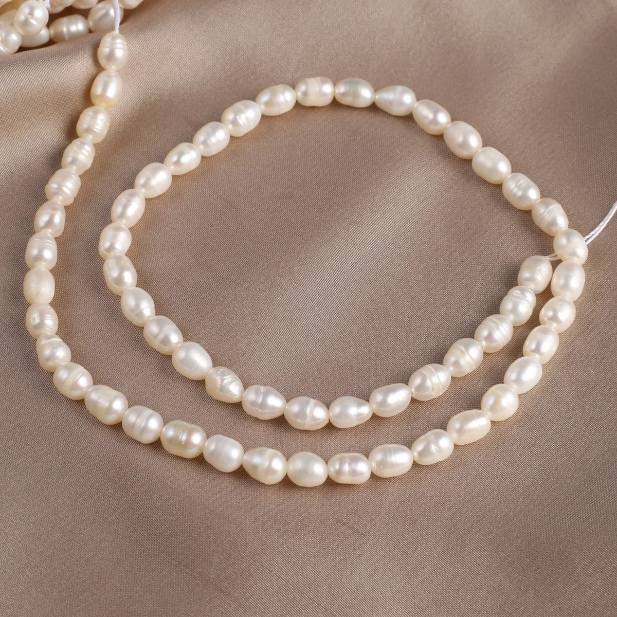 

Natural Zhuji Freshwater Cultured Pearls Beads Loose Punch Pearl Bead for Jewelry Making Diy Necklace Bracelet Accessories