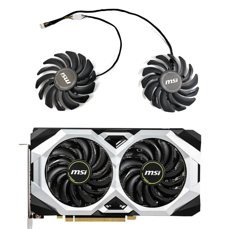 Msi 87Mm Muslimatextx 2060 Super Ventus Gp Gpu Fan, Per Msi Rtx 2060 Super Ventus Gp Oc, Rtx 2070 Ventus Gp Ventola Della Scheda Video