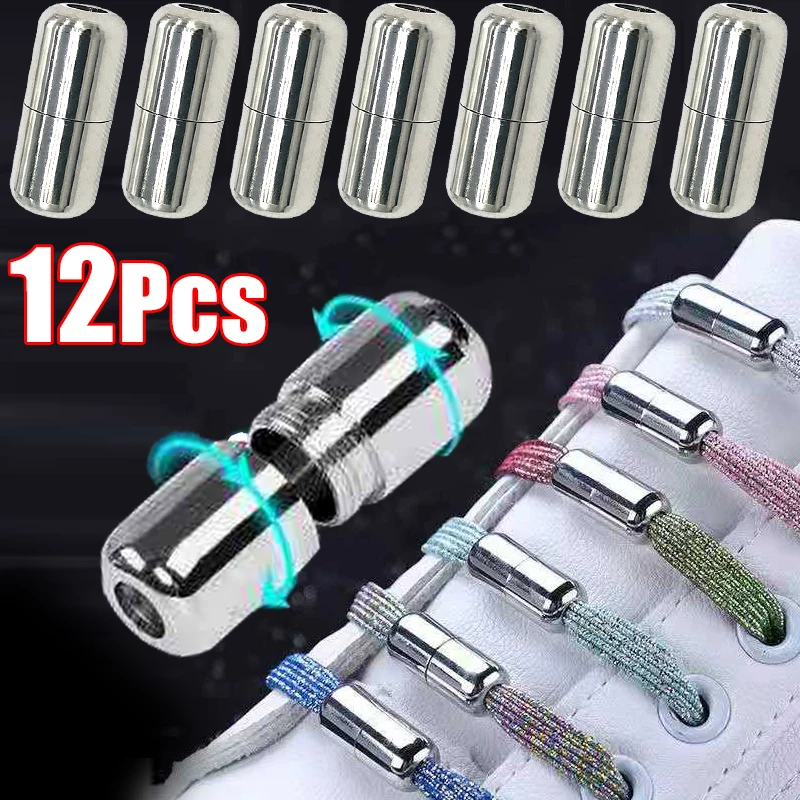  PH PandaHall 30 Sets No Tie Shoelaces Tieless Shoelace Locks  Buckle Brass Lock Shoelace End Caps Metal Connector Turnbuckle Shoe Lace  Tips Replacement End for Athletic Running Sneakers Casual Shoes 