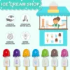52PCS Ice Cream Alphabet Matching Toy Colour Counting Word Learing for Children Development Game Uppercase Lowercase Letters 6