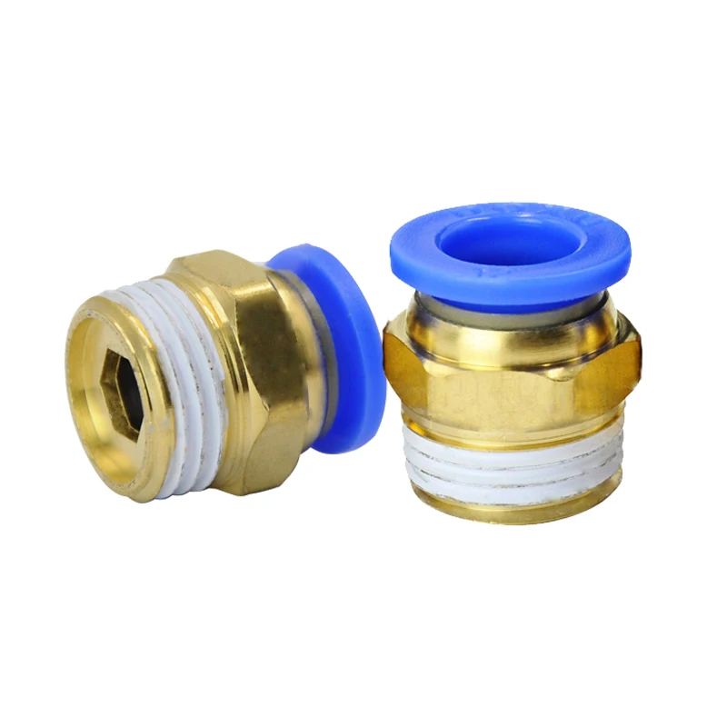 

A Lot PC12-04 Air Hose Connector Quick Release Pneumatic Fitting Coupling For Hose